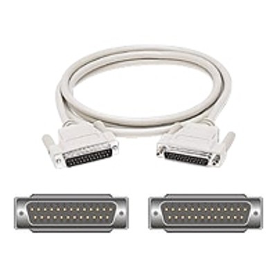 C2G 03043 Null modem cable - DB-25 (M) to DB-25 (M) - 25 ft - molded - beige C2G 03043 Null modem cable - DB-25 (M) to DB-25 (M) - 25 ft - molded - beige