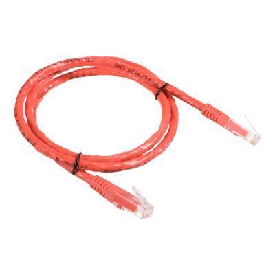 StarTech.com C6PATCH3RD 3 ft Red Cat6 Cat 6 Molded Patch Cable 3ft Patch cable RJ 45 M to RJ 45 M 3 ft UTP CAT 6 molded red
