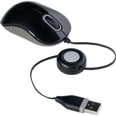 Targus AMU75US Compact Mouse optical wired USB gray black