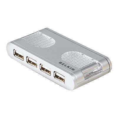 Hi-Speed USB 2.0 7-Port Lighted Hub - hub - 7 ports - desktop