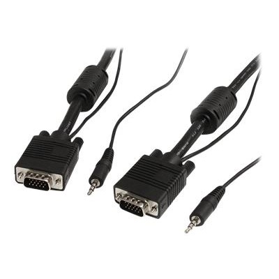 StarTech.com MXTHQMM35A 35 ft Coax High Resolution Monitor VGA Cable with Audio VGA cable HD 15 stereo mini jack M to HD 15 stereo mini jack M 35 ft