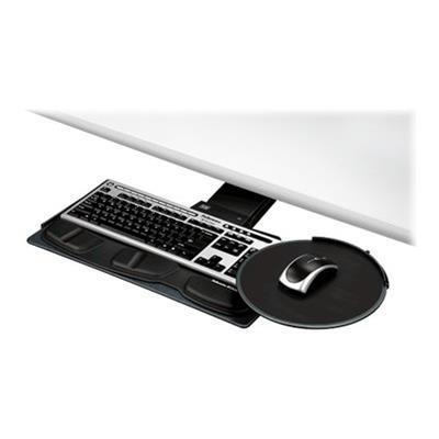 Fellowes 8029801 Professional Series Sit Stand Keyboard Tray Keyboard mouse tray black