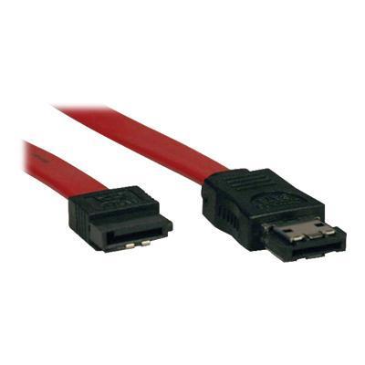 TrippLite P952 18I 18in Transition Cable SATA eSATA 7Pin 7Pin M M 18 SATA to eSATA cable Serial ATA 150 300 SATA F to eSATA F 1.5 ft red