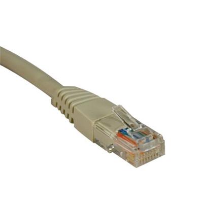 TrippLite N002 002 GY 2ft Cat5e Cat5 350MHz Molded Patch Cable RJ45 M M Gray 2 Patch cable RJ 45 M to RJ 45 M 2 ft UTP CAT 5e molded strande
