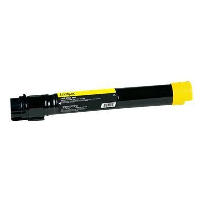 Lexmark X950X2YG Extra High Yield yellow original toner cartridge LCCP LRP for X950DE 950dhe 950dte 952DE 952DTE 954DE 954DHE X952DTE