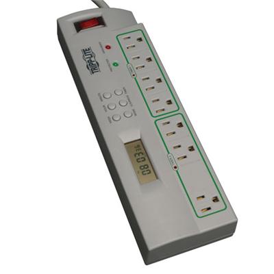 TrippLite TLP74TG Eco Surge Protector Green Timer Controlled 7 Outlet 4 Cord Surge protector 15 A AC 120 V 1.875 kW output connectors 7