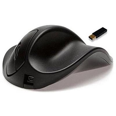 Black Small HandshoeMouse Right Handed Wireless Ergonomic Mouse