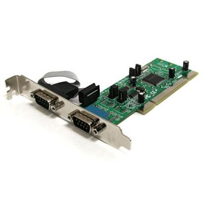 StarTech.com PCI2S4851050 2 Port PCI RS422 485 Serial Adapter Card with 161050 UART Serial adapter PCI X RS 422 485 x 2