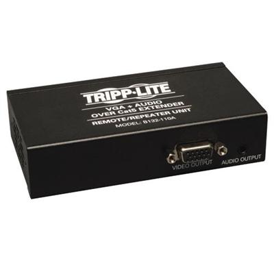 Tripplite B132-110a Vga With Audio Over Cat5 / Cat6 Extender Repeater - Video/audio Extender