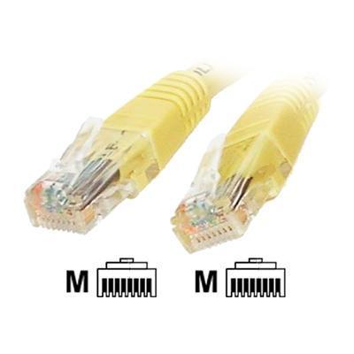 StarTech.com C6PATCH35YL 35ft Cat6 Patch Cable with Molded RJ45 Connectors Yellow Cat6 Ethernet Patch Cable 35ft UTP Cat 6 Patch Cord