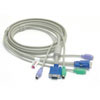 Used to extend and detangle the lengths of keyboard  monitor  and mouse cables behind your workstation