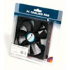Increases dependability and extends component lifetime by circulating cool air into the case or exhausting warm air out