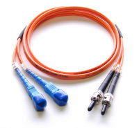 StarTech.com FIBSTSC1 1m Fiber Optic Cable Multimode Duplex 62.5 125 LSZH ST SC OM1 ST to SC Fiber Patch Cable