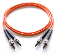 StarTech.com FIBSTST1 1m Fiber Optic Cable Multimode Duplex 62.5 125 LSZH ST ST OM1 ST to ST Fiber Patch Cable