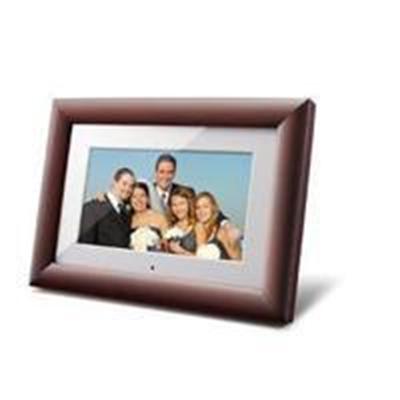 VFM1024W-11 - Digital photo frame - flash 128 MB - 10 - 1024 x 600 - wood (Open Box Product Limited Availability No Back Orders)