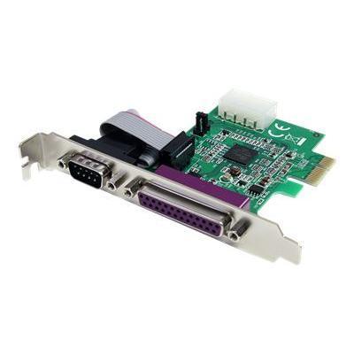StarTech.com PEX1S1P952 1S1P Native PCI Express Parallel Serial Combo Card with 16950 UART Parallel serial adapter PCIe low profile parallel RS 232