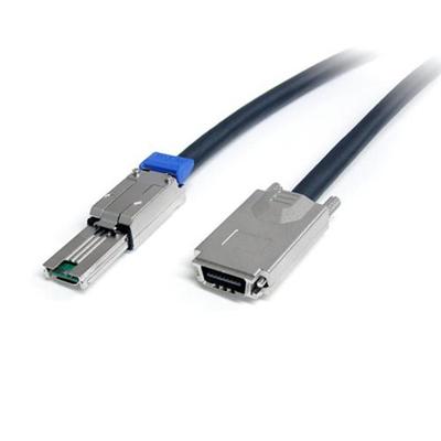 StarTech.com ISAS88701 1m External Serial Attached SCSI Cable SFF 8470 to SFF 8088 SAS external cable SAS 6Gbit s 4 Lane 4x InfiniBand P to 26 pin 4x