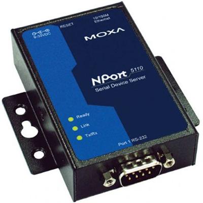 MOXA 1-port RS-232 Extended Temperature NPort Serial Device Server