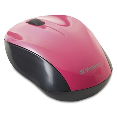 Verbatim 97667 Nano Wireless Notebook Optical Mouse Mouse optical wireless 2.4 GHz USB wireless receiver pink