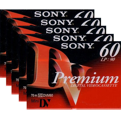 DVM60PRL 60min DV tape ( kit of 5 )