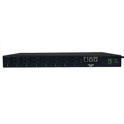 TrippLite PDUMH15ATNET OB Metered PDU with Automatic Transfer Switching PDUMH15ATNET Power distribution unit rack mountable AC 120 V 1800 VA Etherne