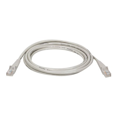 TrippLite N001 014 GY Cat5e 350MHz Snagless Molded Patch Cable RJ45 M M Gray 14 ft.