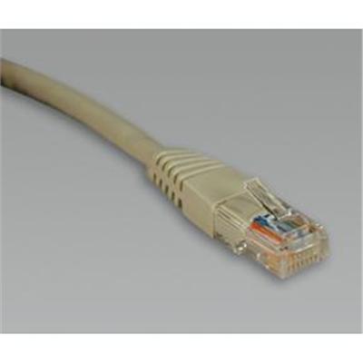 TrippLite N002 005 GY Cat5e 350MHz Molded Patch Cable RJ45 M M Gray 5 ft.