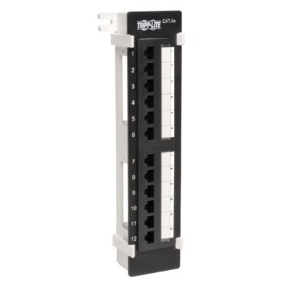 12 Port CAT5e Wallmount Patch Panel