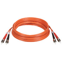 TrippLite N302-006 6ft Duplex Multimode 62.5/125 Fiber Optic Patch Cable ST-ST TrippLite N302-006 6ft Duplex Multimode 62.5/125 Fiber Optic Patch Cable ST-ST