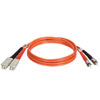 3ft Duplex Multimode 62.5/125 Fiber Optic Patch Cable ST-SC 1 meter