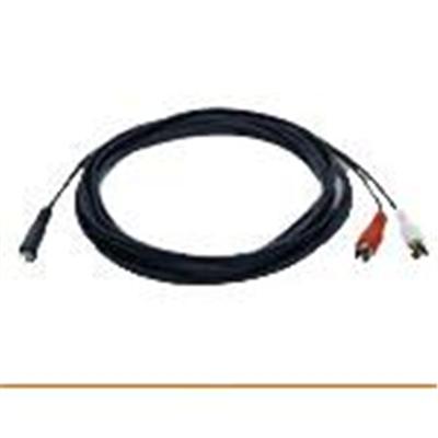 TrippLite P314 012 3.5mm Mini Stereo to 2 RCA Audio Y Splitter Adapter Cable 3.5mm M to 2x RCA M 12 ft.