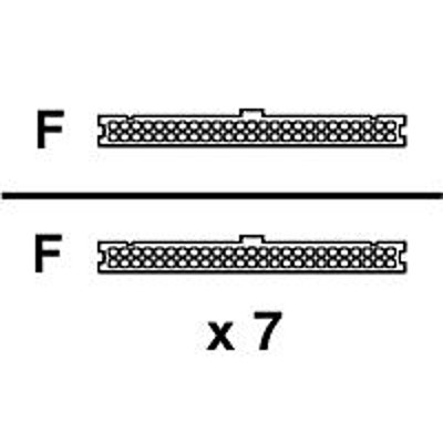Internal SCSI 7-Drive Ribbon Cable