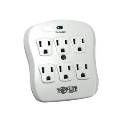 TrippLite SK6 0 Surge Protector Wallmount Direct Plug In 120V 6 Outlet 540 Joules Surge protector AC 120 V output connectors 6 Canada United States