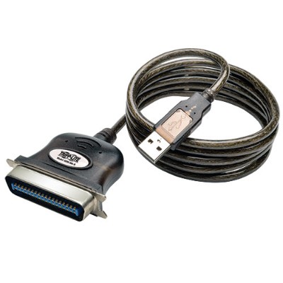TrippLite U206 006 R USB to Parallel Printer Cable USB A to Centronics 36 M M 6 ft.