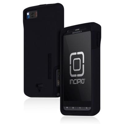 Motorola DROID X2 SILICRYLIC Hard Shell Case with Silicone Core - Black/Black