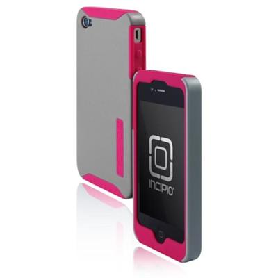iPhone 4 SILICRYLIC Hard Shell Case with Silicone Core - Dark Gray/Light Gray