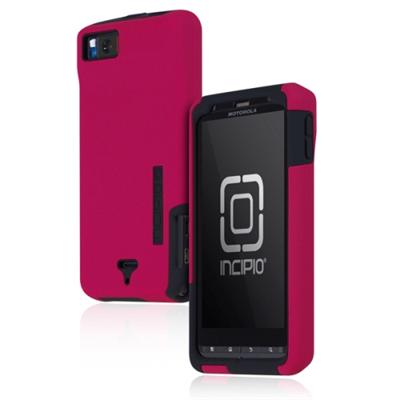 Motorola DROID X2 SILICRYLIC Hard Shell Case with Silicone Core - Pink/Gray