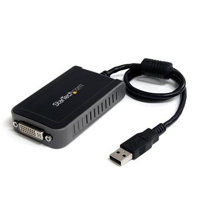 StarTech.com USB2DVIE3 USB to DVI External Video Card Multi Monitor Adapter 1920x1200