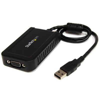 StarTech.com USB2VGAE3 USB to VGA External Video Card Multi Monitor Adapter 1920x1200 USB to VGA External Graphics Card