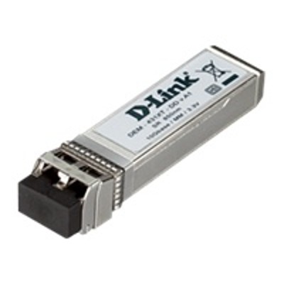 D Link DEM 431XT DD DEM 431XT DD SFP transceiver module 10 Gigabit Ethernet 10GBase SR LC multi mode up to 984 ft 850 nm for xStack DGS 3120 24