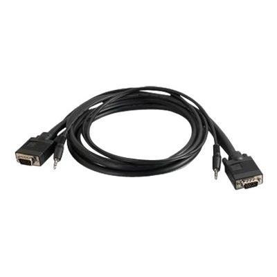 HD15 UXGA   3.5mm Stereo Audio M/M Monitor Cable - VGA / audio cable - 15 ft