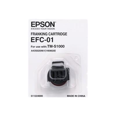 Epson A43S020461 Franking Cartridge EFC 01 1 black printer stamp unit for TM S1000 S9000 S9000 011 110DPM S9000 121 200DPM