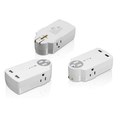 3 Outlet Power Strip with USB Charging