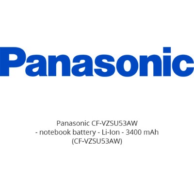 Panasonic CF VZSU53AW CF VZSU53AW Notebook battery 1 x lithium ion 3400 mAh for Toughbook H2 H2 Field H2 Health