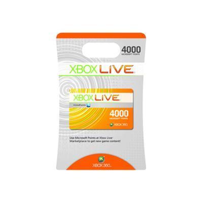 Xbox Live - Point pack - 4000 points - Xbox 360