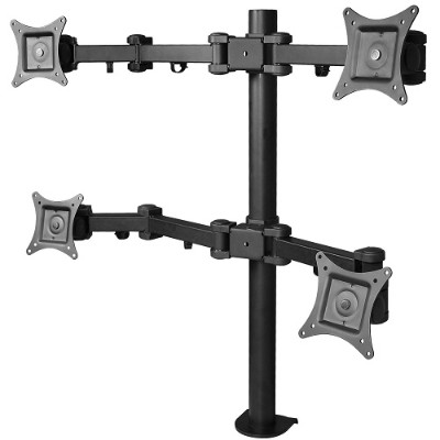 Articulating Quad Monitor Desk Mount - mounting kit