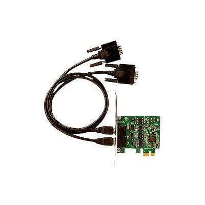 DP 2-Port Industrial 422/485 PCI Express Adapter Card with 3KV Isolation - serial adapter - 2 ports