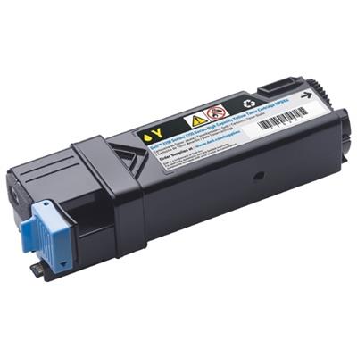 Dell NPDXG 2 500 Page Yellow Toner Cartridge for Dell 2150cn 2150cdn 2155cn 2155cdn Color Laser Printers
