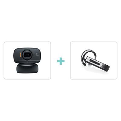 HD Webcam B525 - web camera - with BH870 Wireless Mono Bluetooth Headset
