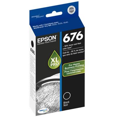 Epson T676XL120 676XL Black original ink cartridge for WorkForce Pro WP 4010 4020 4023 4090 4520 4530 4533 4540 4590